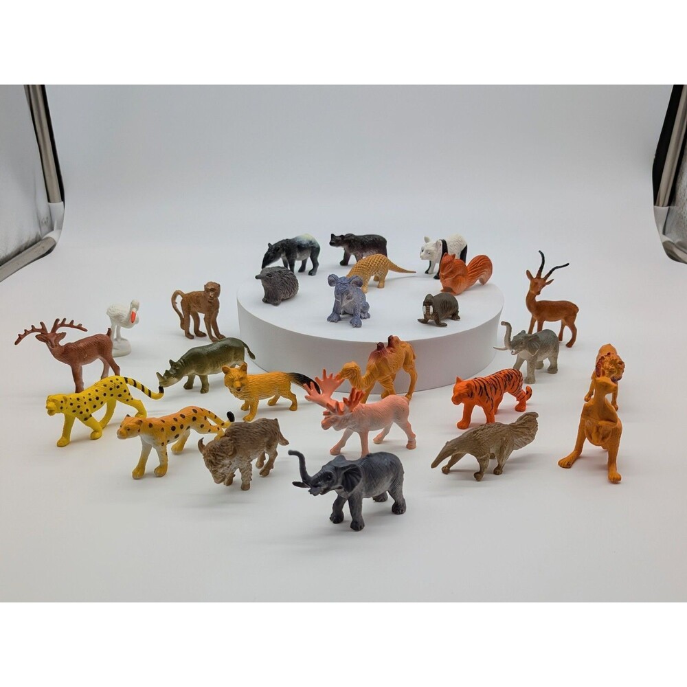 25 Safari Ltd ? Wild Animal Toy Figures Mixed Lot